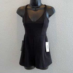 Sunset and Spring Women’s Black Romper NWT